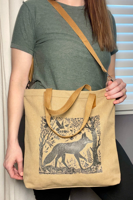 Canvas Bag Fox Design