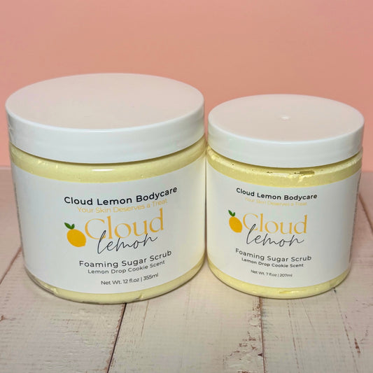 Lemon Drop Cookie Foaming Sugar Scrub
