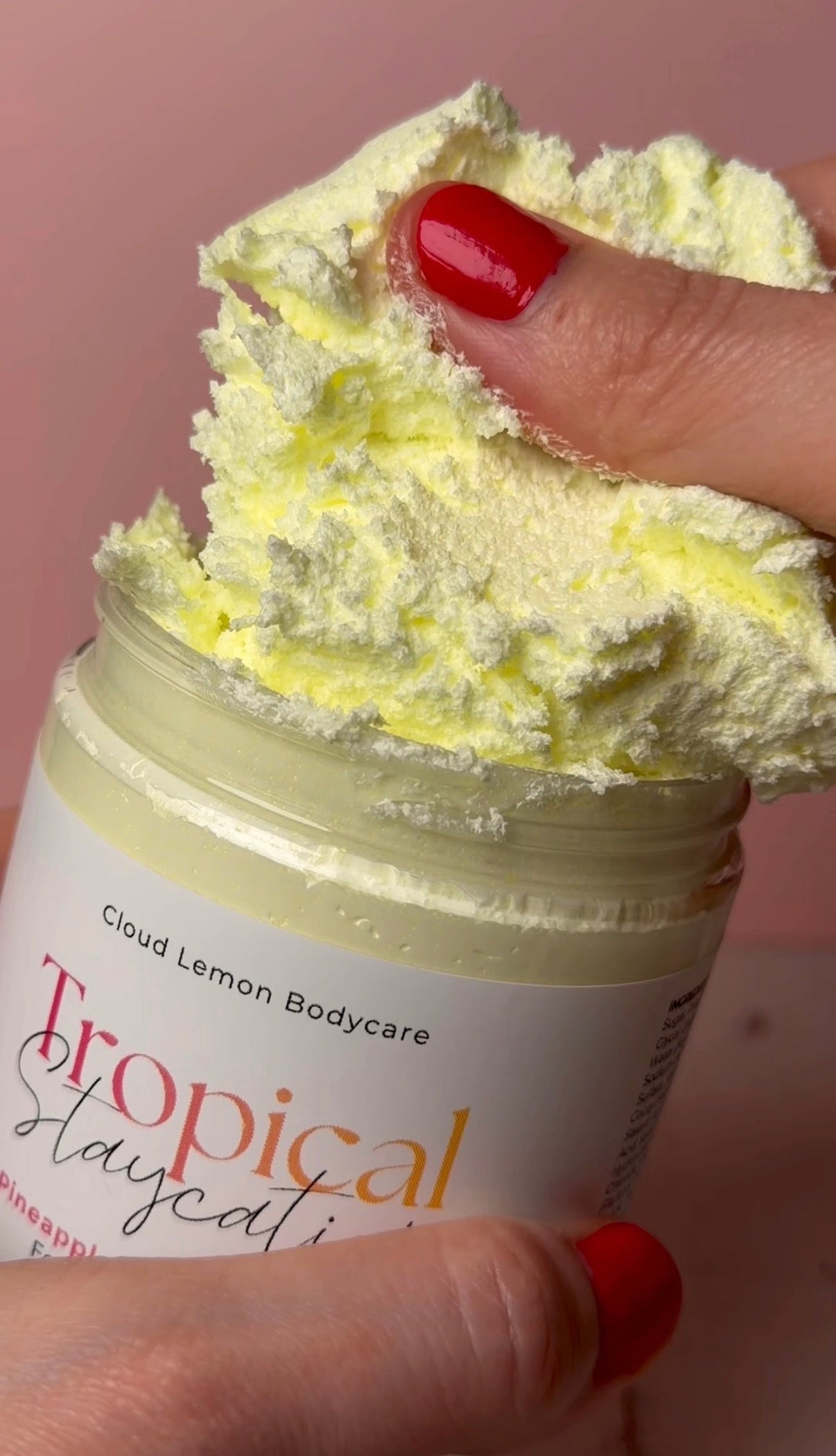 Pinapple Banana Foaming Sugar Scrub