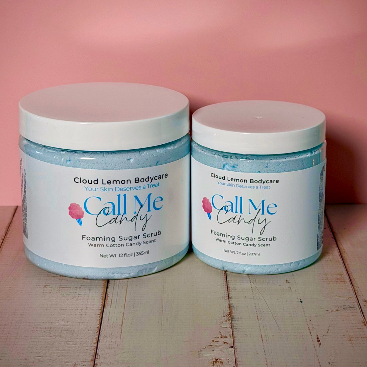 Warm Cotton Candy Foaming Sugar Scrub