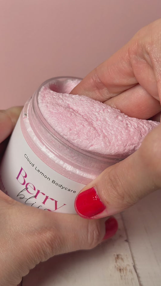 Berry Vanilla Foaming Sugar Scrub