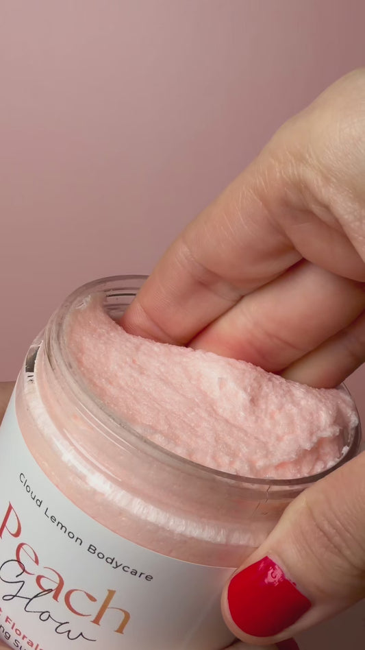 Peach Glow Foaming Sugar Scrub