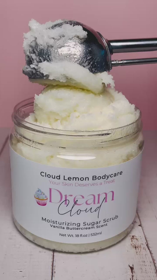 Moisturizing Sugar Scrub 🧁 Vanilla Buttercream Scent