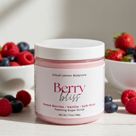 Berry Vanilla Foaming Sugar Scrub